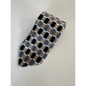 Cocktail Colors Silk Neck Tie Black & Silver Beer Under the Microscope JL